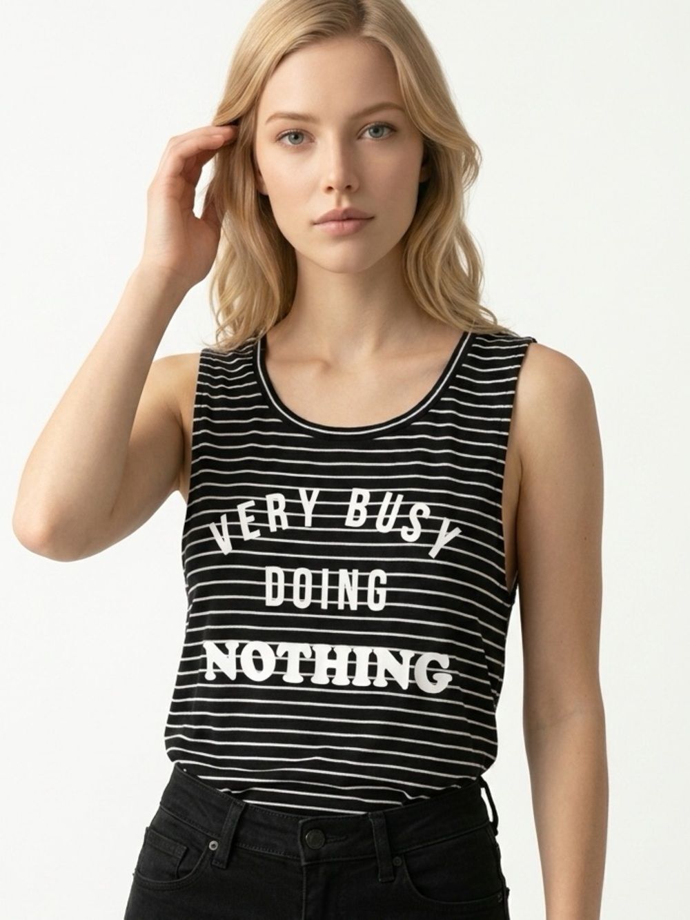 COLD CRUSH | Very Busy Doing Nothing Cutout Top L